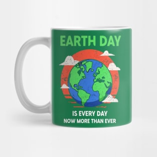 Retro Earth Day Is Every Day Now More Than Ever Mug